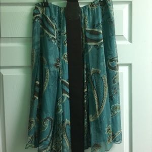 Beautiful Skirt with slight sliver threads.